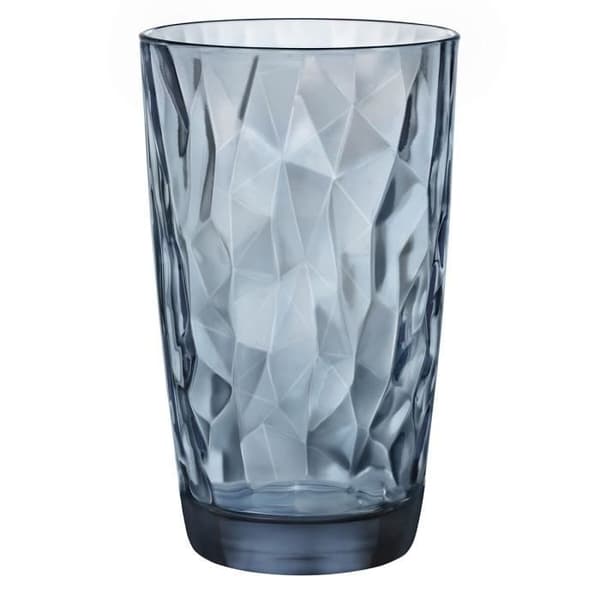Glas - Bormioli Rocco - Blå - 470 ml - 6 enheter - Tål diskmaskin
