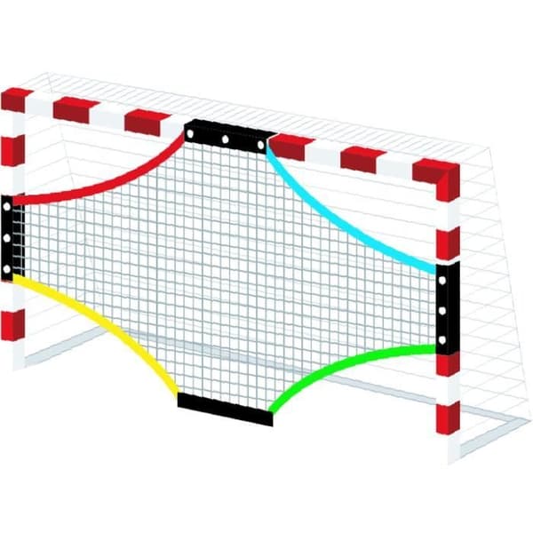Nätmål Tremblay CT - vit/röd/grön - 3x2 m