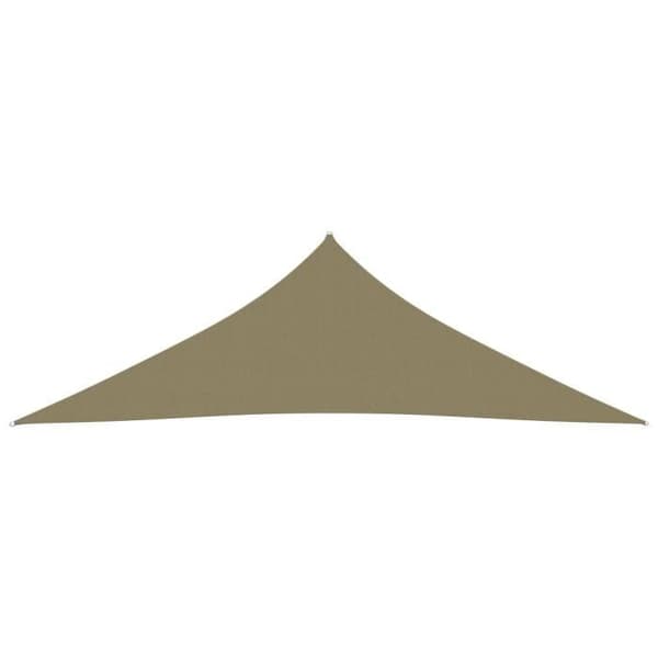 vidaXL Parasol Sail Oxford Tyg Triangulär 2,5x2,5x3,5 m Beige