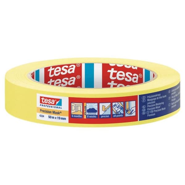 Tesa 79769 Gul självhäftande tejp 19 mm