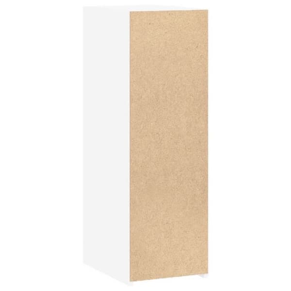 vidaXL Buffé vit 30x41x93 cm ingenjörsträ 846341