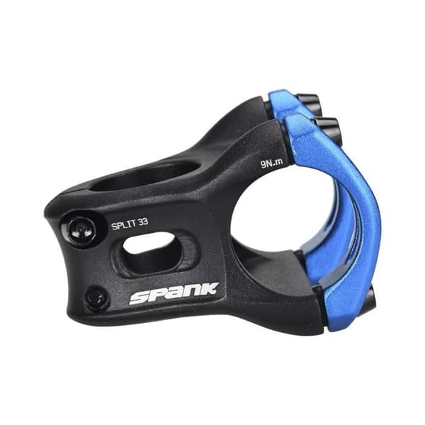 SPANK SPLIT MTB Stam 31,8mm 38mm Blå Vit