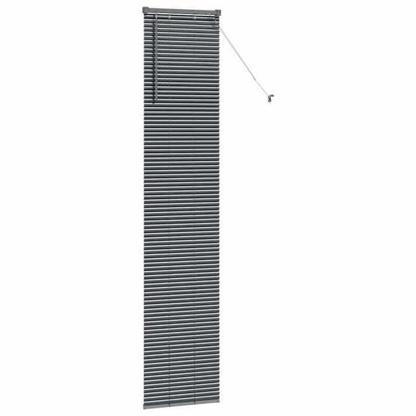Mörkgrå aluminiummarkis 45 x 220 cm - VIDAXL