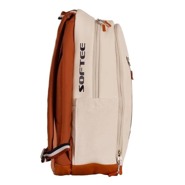 Ryggsäck - SOFTEE - Softee Premier - Beige - Racketfack - Vadderad rygg