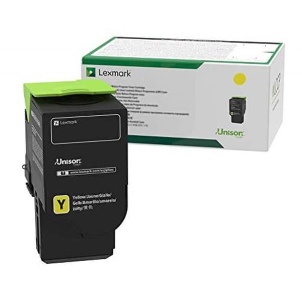 Lexmark C232HY0 Gul tonerkassett med lång kapacitet, returprogram