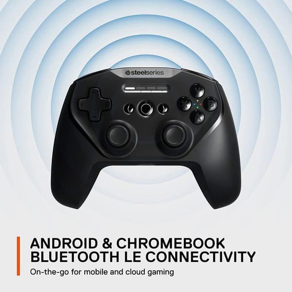 Trådlös spelkontroll - STEELSERIES - Stratus + - För Android™ och Chromebook - Svart