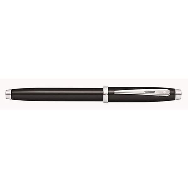 Pen Sheaffer 100 Black Lacquer - Förkromad - Rollerball