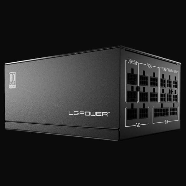 Datorströmförsörjning - LC-Power - LC1000P V3.1 - 1000W - 80 PLUS Platinum - Modulär