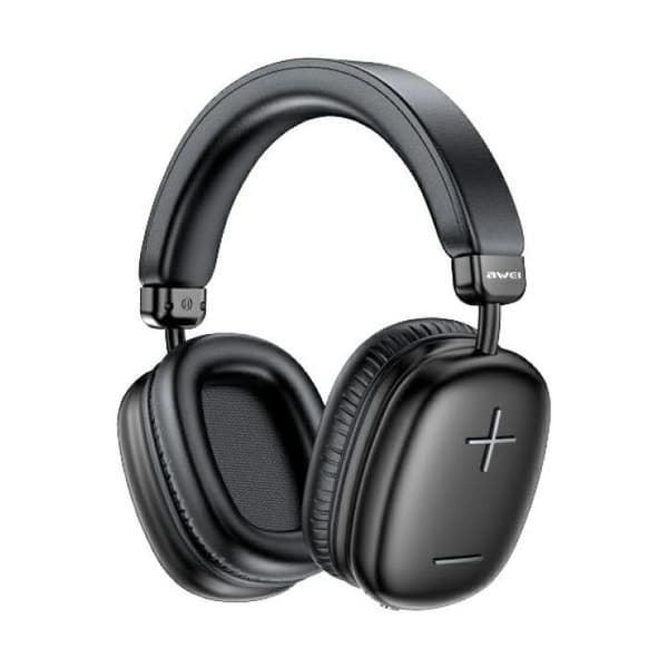 Över-ear hörlurar - AWEI - AT6 - Bluetooth - Trådlös - Svart