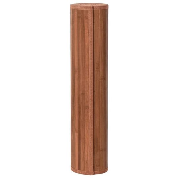 vidaXL Rektangulär matta brun 80x400 cm bambu, vardagsrumsmatta, köksmatta, rektangulär matta, sovrumsmatta 376920