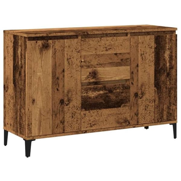 vidaXL Buffé gammalt trä 102x35x70 cm ingenjörsträ 856486