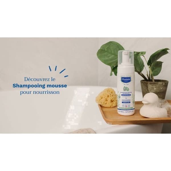 Mustela Schampo Mousse för Spädbarn - 150 ml