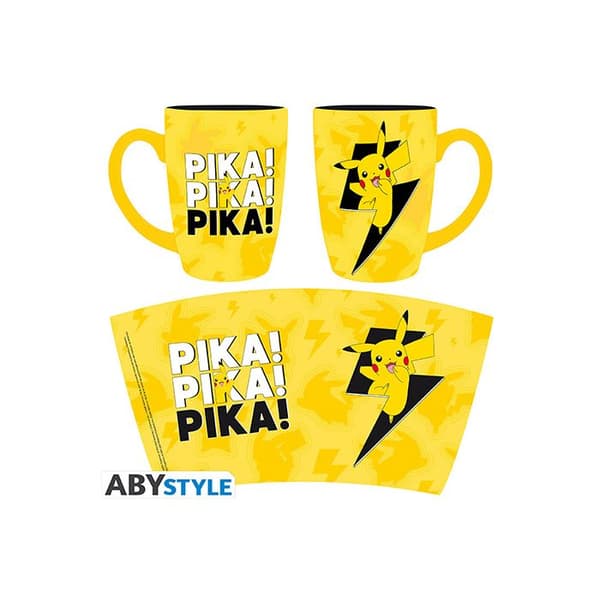 Mugg - ABYSTYLE - Pikachu - 400 ml - Keramik - Diskmaskin & mikrovågsugn