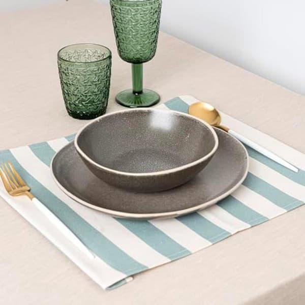 Bordstabletter - VINTHERA - Okapi - Set med 2 - 33 x 45 cm - 20% Bomull, 80% Återvunnen Polyester