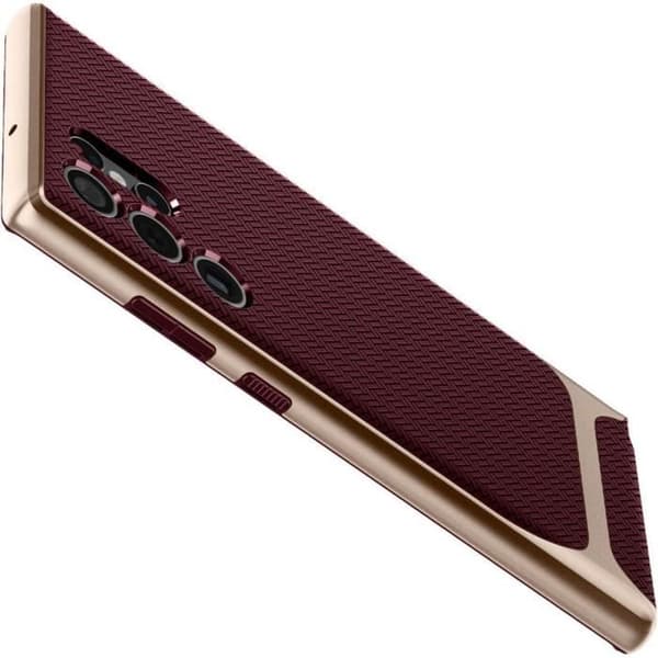 Fodral - SPIGEN - Neo Hybrid - Röd - Silikon - Polykarbonat