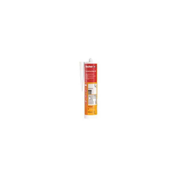 Mastic Silikon Byggnad Vit 280 Ml - Fischer