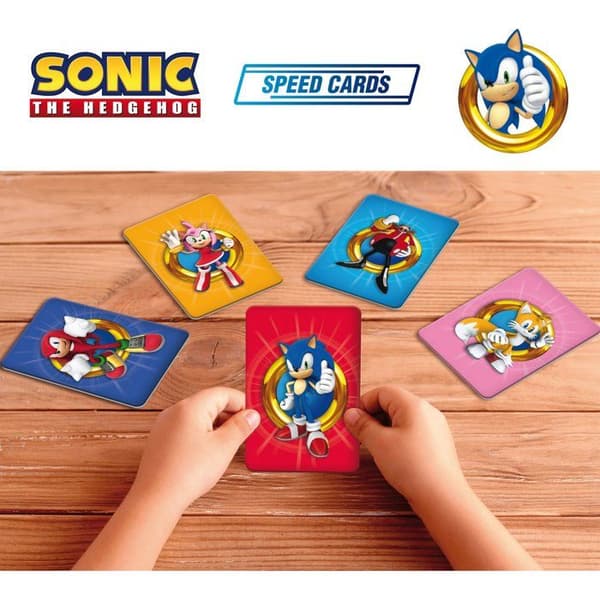 Sonic Snabbkortspel - Kortspel - LISCIANI - Snabbhet - Sonic-universet