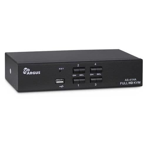 HDMI-switch - INTERTECH - AS-41HA - Full HD+ - Upplösning 1920x1440 - Svart