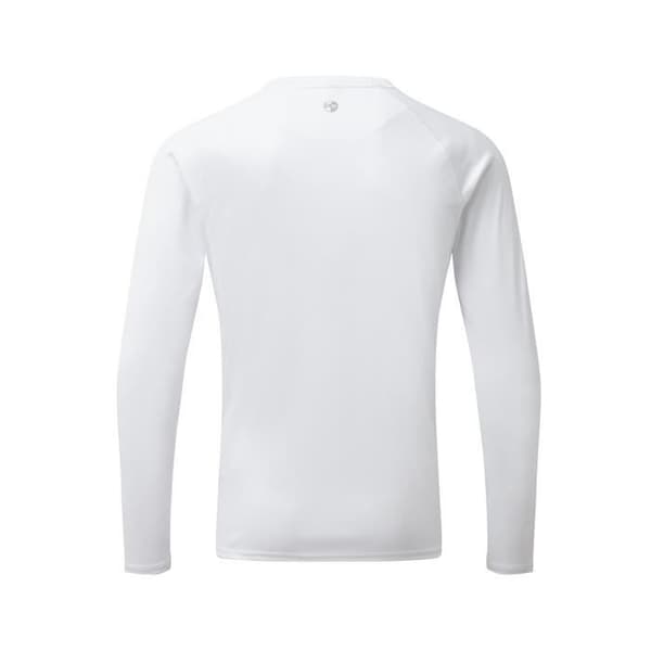 GILL - T-SHIRT LÅNGÄRMAD UV TEC HERR - (Vit - S)