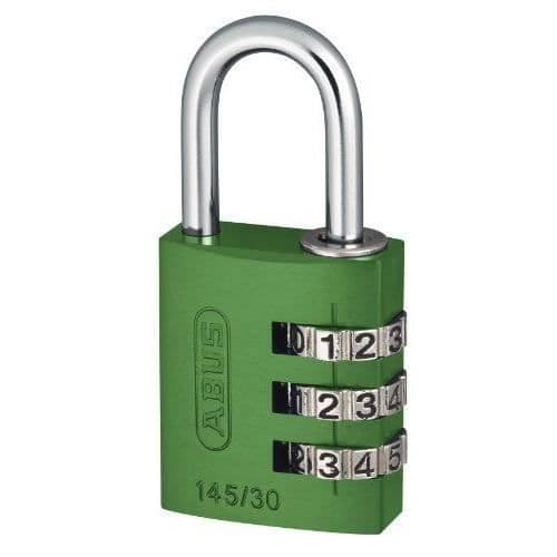 ABUS 145/30 Kombinationshänglås Grön