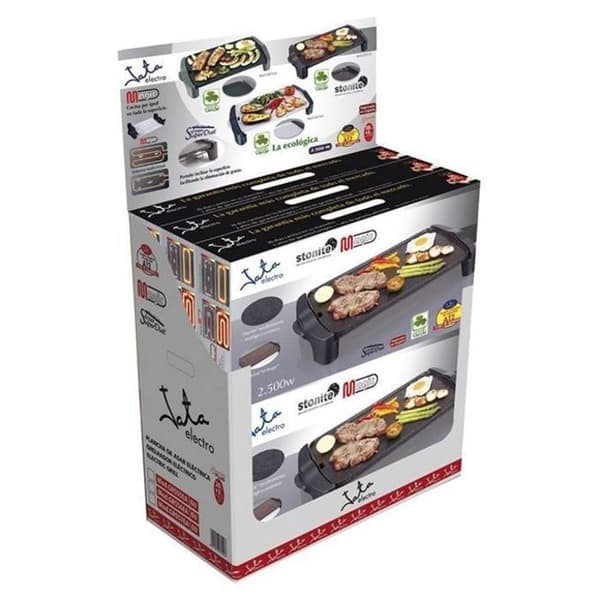 Grill och grill - JATA - GR-555A - 2500W - Svart - rektangulär yta