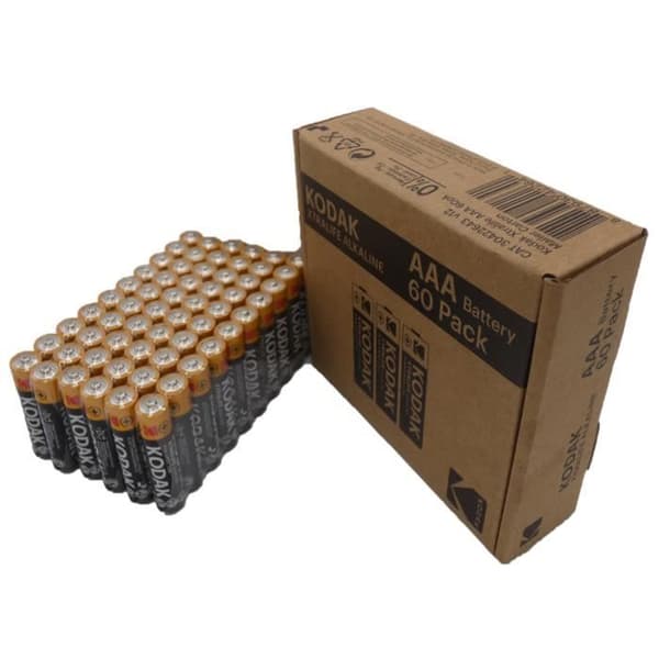 Paket med 60 AAA-batterier - LR03 - Alkaliskt - KODAK