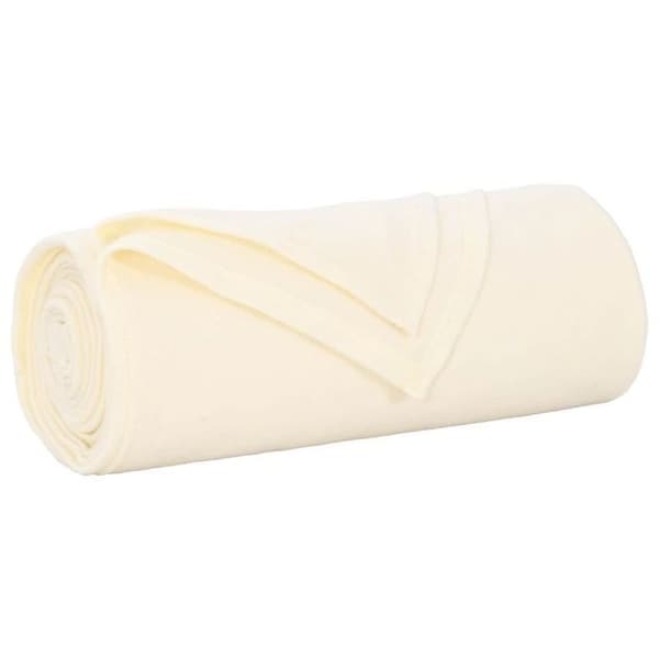 Täckning / Pläd - VIDAXL - Överdrag - 200 x 150 cm - Grädde - Mjuk polyester