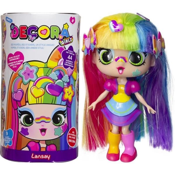 Docka - LANSAY - 55101 - Decora Girlz - Minimodedockor att anpassa - Decora