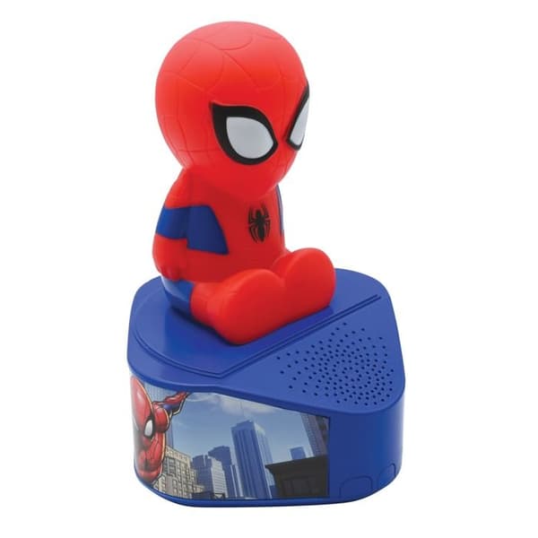 Bluetooth-högtalare med lysande Spiderman-figur