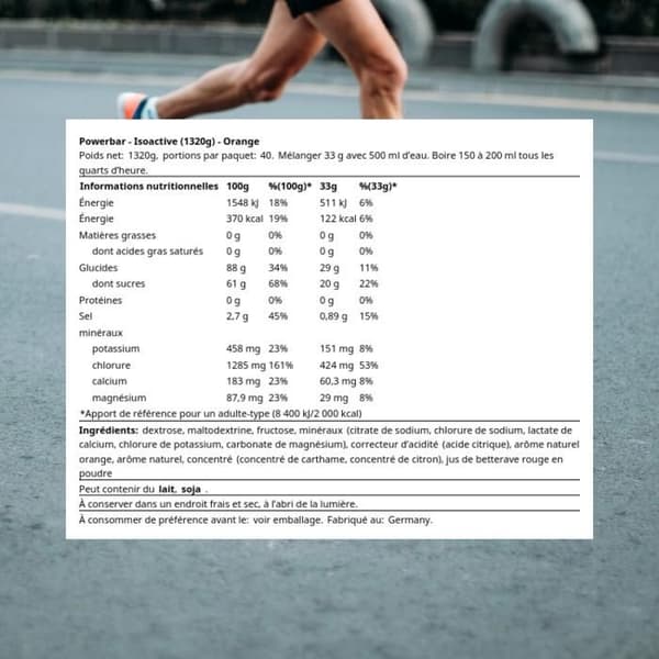 POWERBAR - Isoactive 1320g - Orange