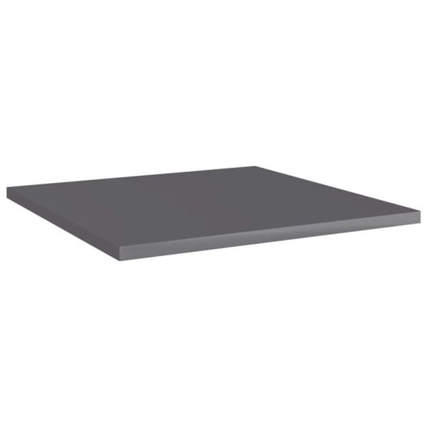 vidaXL Bokhylla Paneler 8 st Blank Grå Konstruerat trä 805185