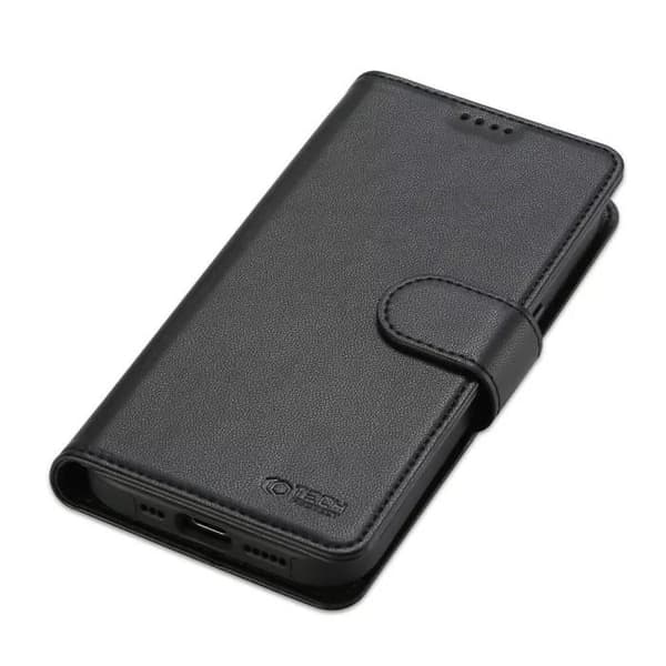 Skydd för iPhone 13 - Tech-Protect - Plånbok MagSafe - Ekoleder - Mjuk - Magnetisk