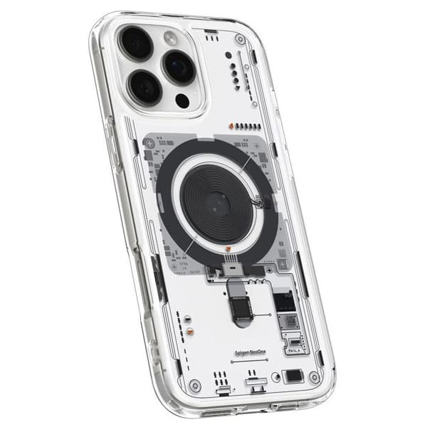 Coque för iPhone 16 Pro Max - SPIGEN - Ultra Hybrid MagSafe - Grå - Semihård - Elegant
