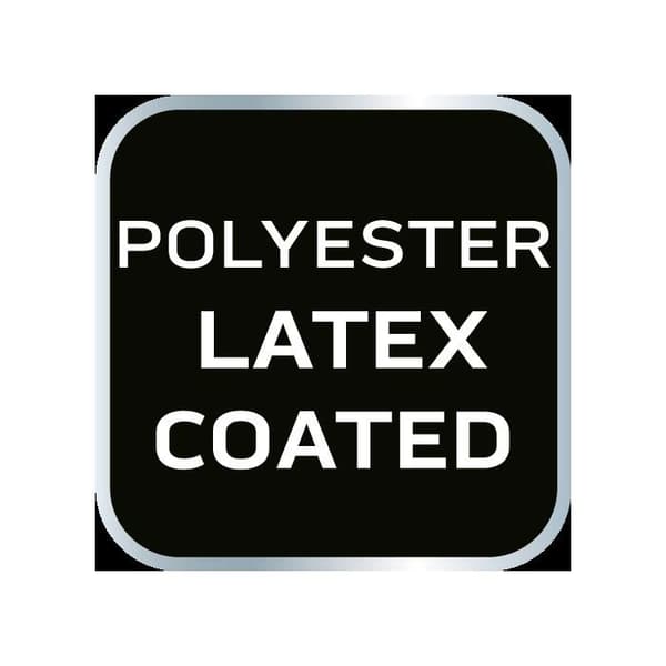 Arbetsvantar för barn, polyester belagd med latex (krinklad), storlek 4