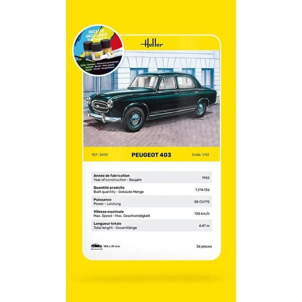 Modellbil: Peugeot 403