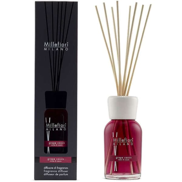 MILLEFIORI DIFFUSOR STICK 250 ML DRUVFRUKT & SVARTVINBÄR RUMSDOFT TILLBEHÖR HEM