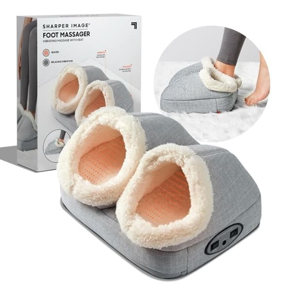 Masseur Sharper Image Fotmassageapparat Grå