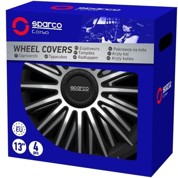 4-HJULSKÄLL SPARCO TREVISO 14" GRÅ
