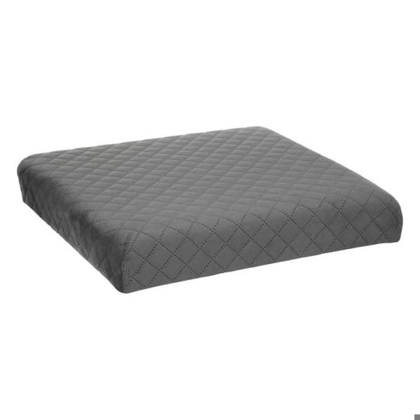 Fällbar pouf 31x31cm "Mix N' Modul" grå sammet - 5 five simply smart