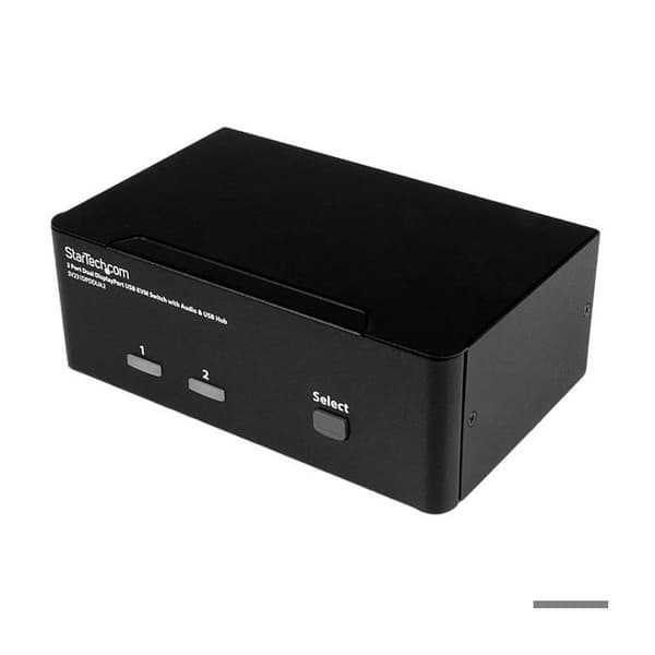 KVM-brytare - StarTech.com - SV231DPDDUA2 - 4K Ultra HD - 2 portar - Dubbel visning
