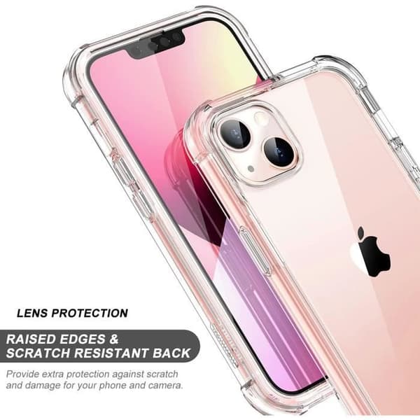 Coque - GENERISK - iPhone 13 - Transparent - 360 graders skydd - Mjuk