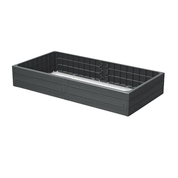 Prosperplast - Trädgårdsbädd - 149 cm - Anthracite - Woody-bas