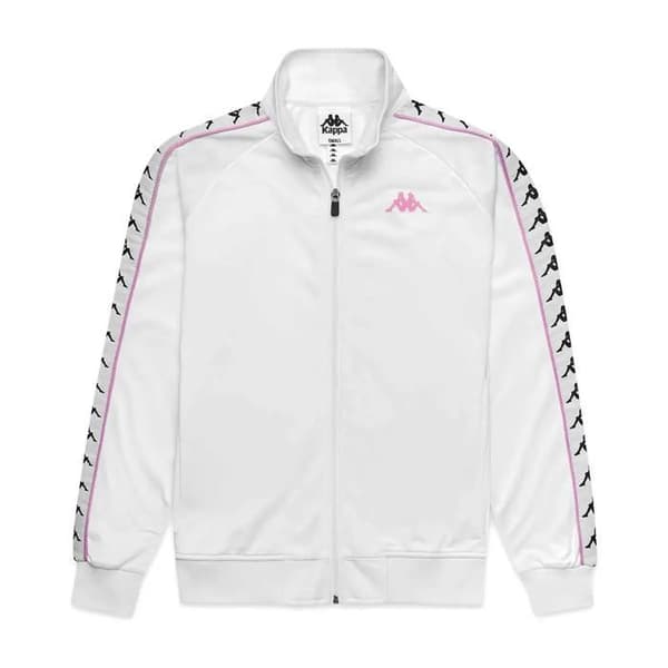 Kappa Wanniston damtröja - vit/rosa prism