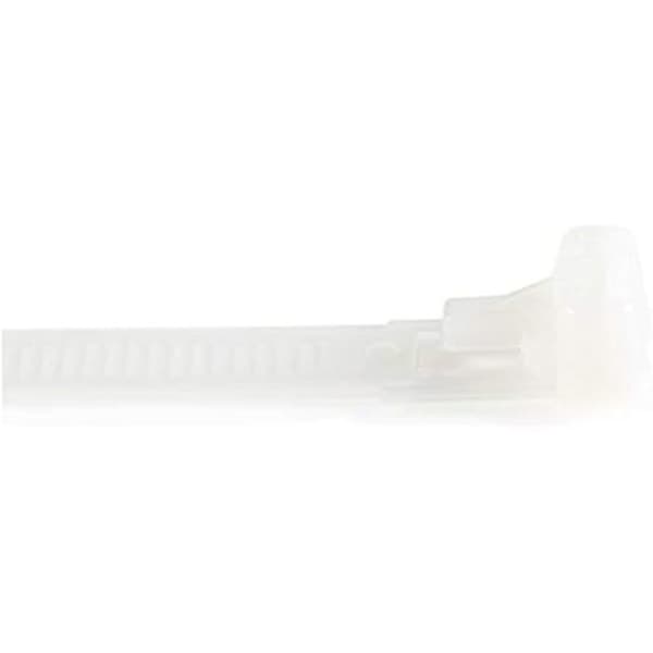 Återanvändbara Spännare - STARTECH.COM - 12cm - Bredd 7mm - Motstånd 22kg - Vit