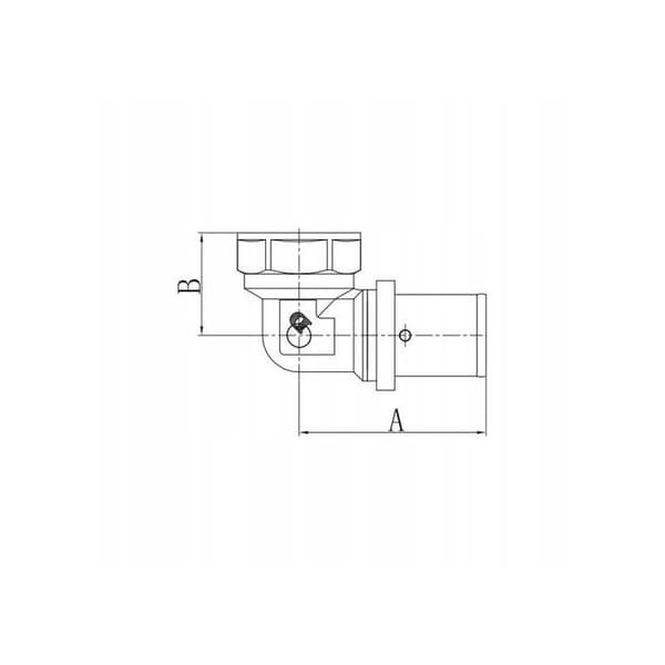 COUDE PEX 16X3/4 GW PÅ TRYCK
