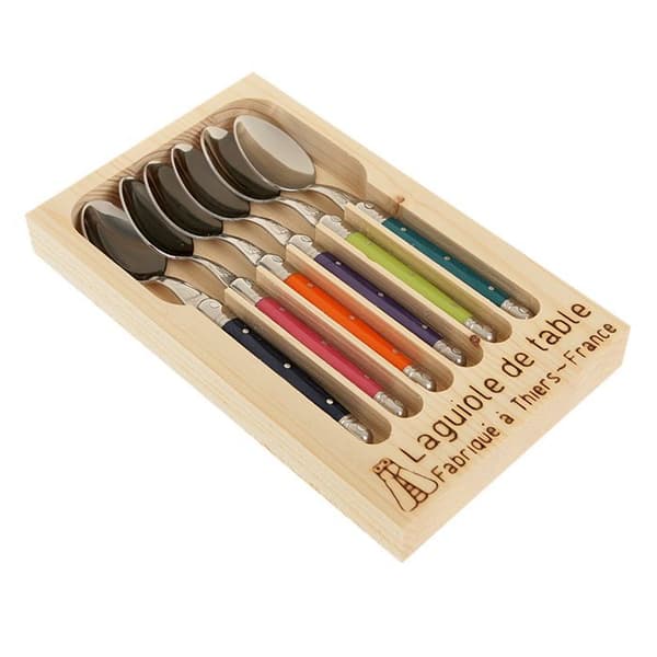 JEAN DUBOST LAGUIOLE Box med 6 teskedar co
