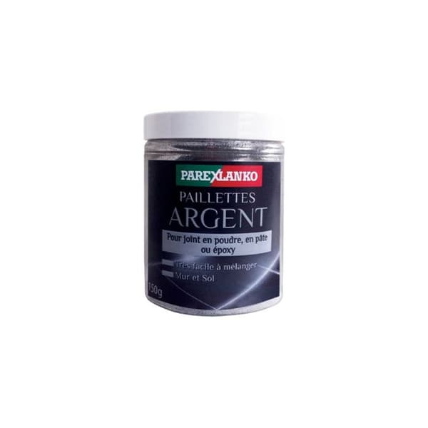 Pailletter - PAREXLANKO - Silver - 150 g - Glittrande effekt - För kakelfogar