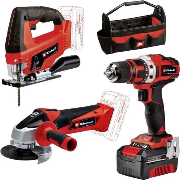 Verktygsset - Einhell - TE-TK 18/3 Li - 3 verktyg - Trådlös - Power X-Change