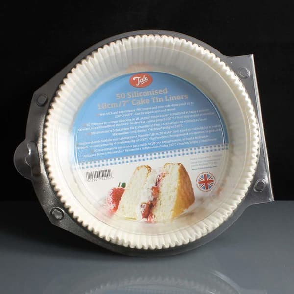 Muffinsform - bakform Tala - 10A05220 - Silikoniserade bakplåtspapper, 50-pack