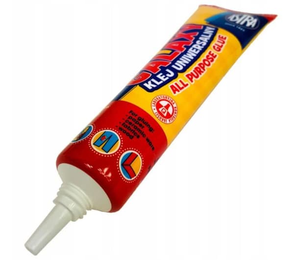 Universell lim - ASTRA - Galaxy - 40 ml - Röd - Flexibel och transparent efter torkning
